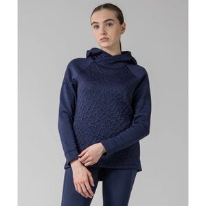 Size L Levelwear Navy Blue Verve Hoodie Sweatshirt